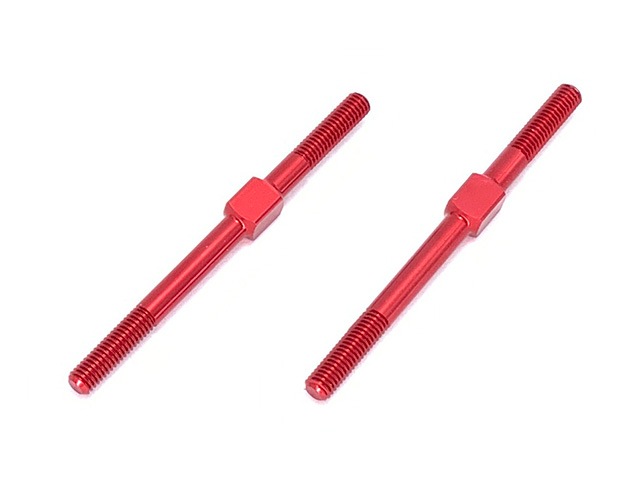 70-75ジュラルミンターンバックルM3×45mm(レッド) 70