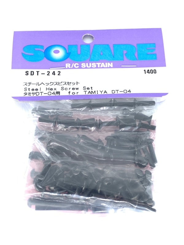 スチールヘックスビスセット タミヤ DT-04用 Steel hex screw set