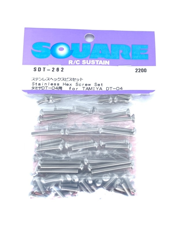���ƥ�쥹�إå����ӥ����å� ���ߥ� DT-04�ѡ�Stainless steel hex screw set  (DT-04)