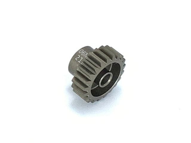 06MĶżߥԥ˥󥮥21TSuper hardness coated aluminum pinion gear 21T for Tamiya 06 module