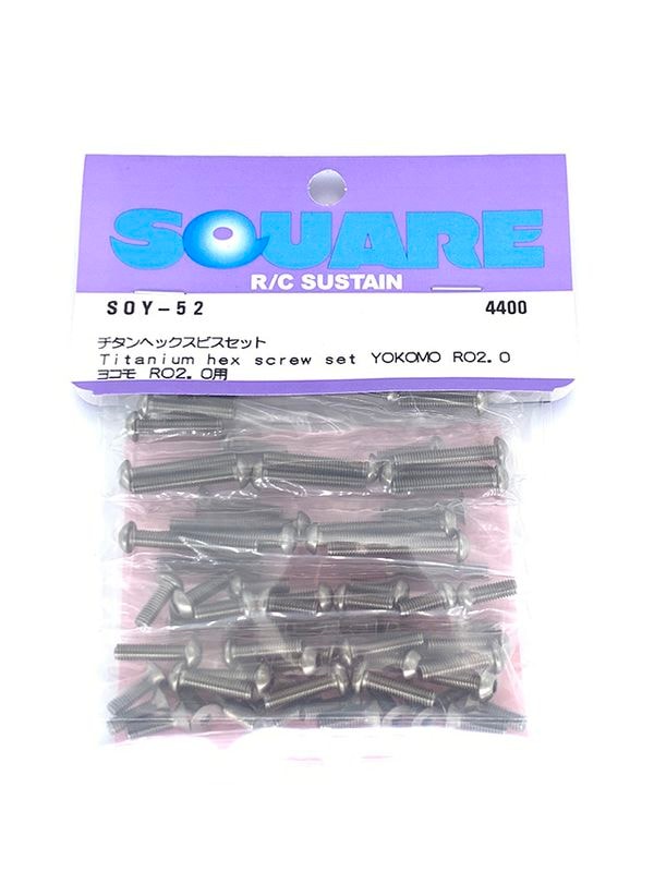 ������إå����ӥ����å� �襳�� RO2.0�ѡ�Titanium Hex screw set(YOKOMO RO2.0)