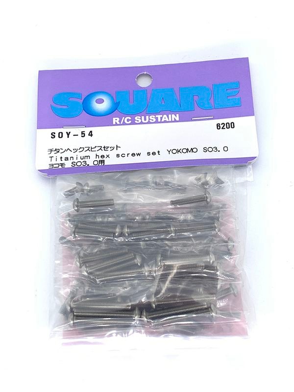 إåӥå 襳 SO3.0ѡTitanium Hex screw set(YOKOMO SO3.0)