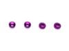 ե5mmꥵM3å㡼(ѡץ)  4Futaba 5mm Hole M3 Servo Spacer (Purple)
