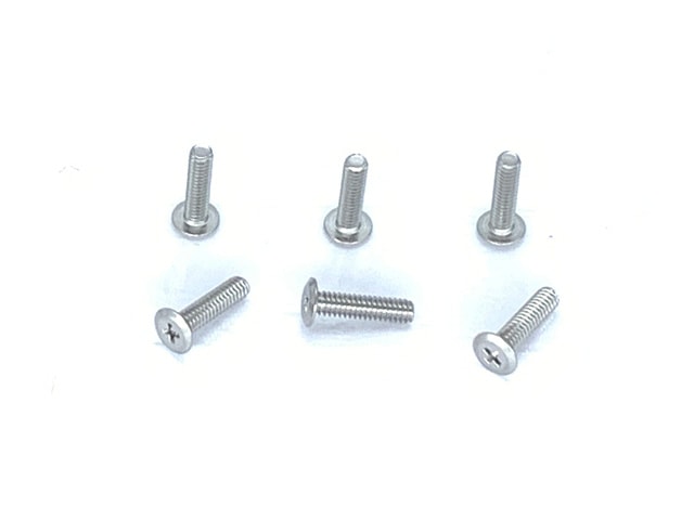 ���ƥ�쥹�����إåɥӥ� �ͣ��ߣ�mm ������ ��������M2��8mm Stainless steel Ultra-thin head screws (6pcs)