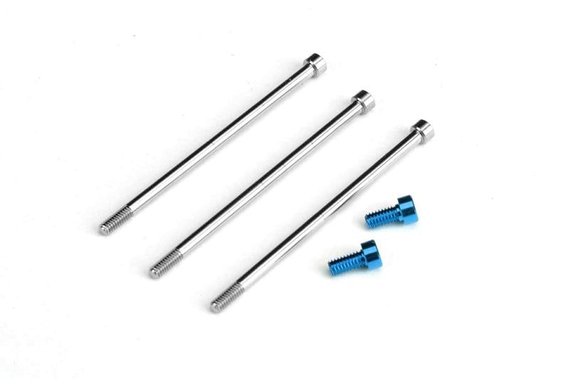 �֥饷�쥹�⡼����Bandit G4R�ѥ�����/����ߥ�����塼���å�(�饤�ȥ֥롼)  ��Titanium/Aluminum Screw Set for Bandit G4R Brushless Motor (Light Blue)