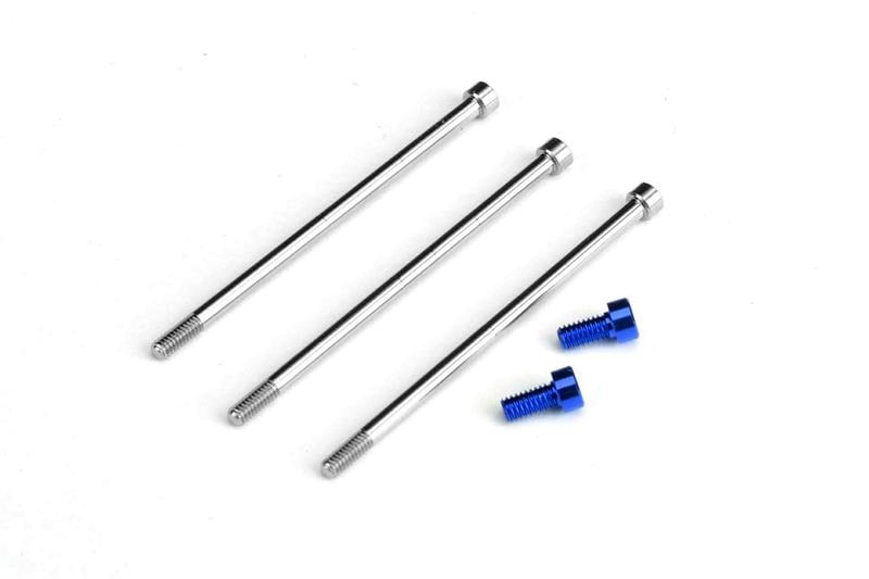 �֥饷�쥹�⡼����Bandit G4R�ѥ�����/����ߥ�����塼���å�(ǻ�֥롼)  ��Titanium/Aluminum Screw Set for Bandit G4R Brushless Motor (Dark Blue)