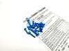 10PXR�ѥ饤�ȥ������ȥ�����塼���åȡ�T-�֥롼�ˡ�10PXR Light Weight Screw Set (T-Blue)