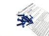 10PXR�ѥ饤�ȥ������ȥ�����塼���åȡ�Y-�֥롼�ˡ�10PXR Light Weight Screw Set (Y-Blue) 