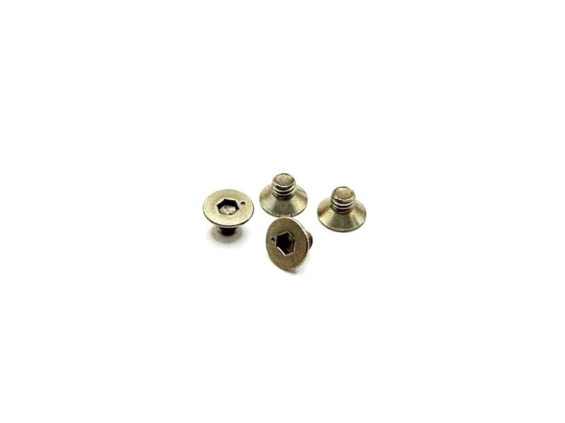 ������إå���110���ӥ� M3��4��4pcs�ˡ� Titanium Socket Hex 110 Flat Head Screw M3x4 (4pcs) 