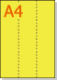 �ڥߥ��������ꥫ�顼�ѻ�� A4 ����Ĺ6ʬ�� [��������]