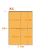 �ڥߥ��������ꥫ�顼�ѻ�� A4 ����4ʬ�� [�����] �ø��ѻ�