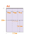 �ڥߥ��������ꥫ�顼�ѻ�� A4 ����Ĺ6ʬ�� [�ѡ��ץ�] ������ѻ�