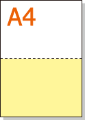 �ڥߥ����������ѻ�� A4 2ʬ�� ���顼[��/��]