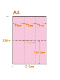 �ڥߥ��������ꥫ�顼�ѻ�� A4 ����Ĺ6ʬ�� [�ԥ�] ������ѻ�