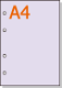 �ڥߥ��������ꥫ�顼�ѻ�� A4 2ʬ�� [�ѡ��ץ�] 4�ꤢ��