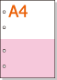 ڥߥѻ A4 2ʬ 顼[/ԥ] 4