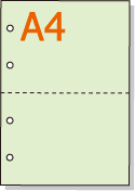 ڥߥꥫ顼ѻ A4 2ʬ [饤ȥ꡼] 4ꤢ