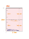 �ڥߥ��������ꥫ�顼�ѻ�� A4 2ʬ�� [�饤�ȥԥ�] ������ѻ� 4�ꤢ��