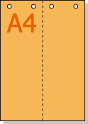 �ڥߥ��������ꥫ�顼�ѻ�� A4 ����2ʬ�� [�����] 4�ꤢ��