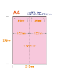 �ڥߥ��������ꥫ�顼�ѻ�� A4 ����2ʬ�� [�ԥ�] ������ѻ� 4�ꤢ��