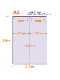 �ڥߥ��������ꥫ�顼�ѻ�� A4 ����2ʬ�� [�ѡ��ץ�] �ø��ѻ� 4�ꤢ��