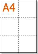 �ڥߥ����������ѻ�� A4 6ʬ�� ���