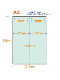 �ڥߥ��������ꥫ�顼�ѻ�� A4 ����2ʬ�� [�饤�ȥ֥롼] �ø��ѻ� 4�ꤢ��