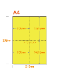 �ڥߥ��������ꥫ�顼�ѻ�� A4 ����4ʬ�� [��������] �ø��ѻ�