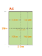 �ڥߥ��������ꥫ�顼�ѻ�� A4 ����4ʬ�� [���꡼��]