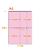 �ڥߥ��������ꥫ�顼�ѻ�� A4 ����4ʬ�� [�ԥ�] ������ѻ�