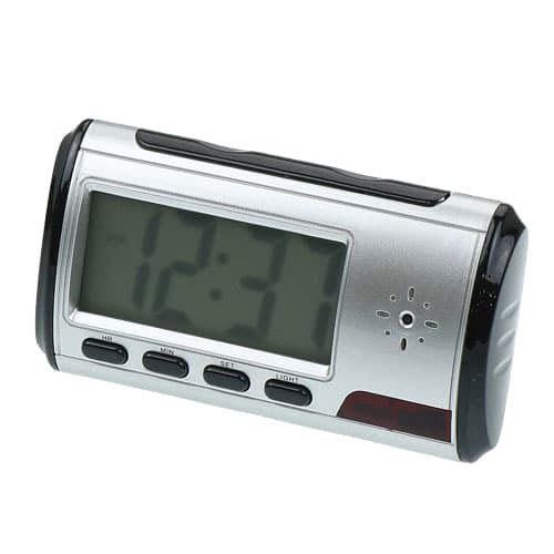 目覚まし時計型ビデオカメラ リモコン付き