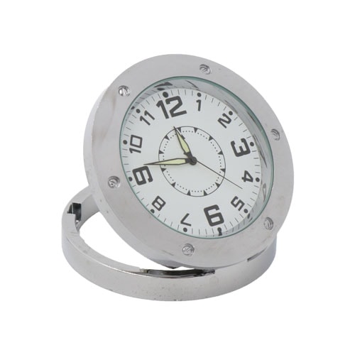 アナログ時計型ビデオカメラ01 シルバー