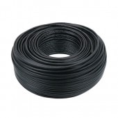 同軸　映像・電源一体型ケーブル(シールド入り)　200m　両端コネクタなし　ブラック