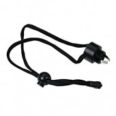 ストラップ付グリップエンド　ブラック