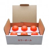一発チェッカー・手投げ兼用 防犯カラーボール (50mm玉、6個入)