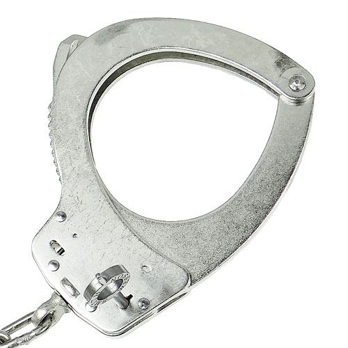 Smith&Wesson 実物手錠(ハンドカフ) S&W☆M-100 BLUE 実物 手錠