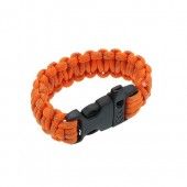 ホイッスル付き　パラコードブレスレット　オレンジ|ミリタリー・ポリスその他|ミリタリー・ポリス用品