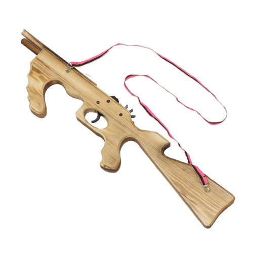 木製ゴム銃 ミニライフル型 アイボリー | スポーツ用品,スリング