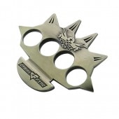 インテリアナックル　CROSS FIRE　スモークゴールド|ナックル・メリケンサック|武道具・その他