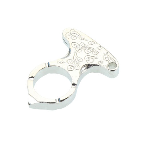ワンホールナックル 雲柄 シルバー