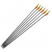 アーチェリー用 グラスファイバー矢 6本 30インチ