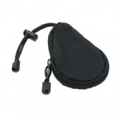 キー収納ポーチ ファスナー式 ブラック