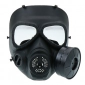 ガスマスクタイプ　ゴーグル　ブラック
