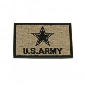 U.S. ARMY　角ワッペン　8×5　ブラウン|ミリタリー・ポリスその他|ミリタリー・ポリス用品