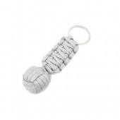 猿玉 パラコード風 キーリング付き グレー