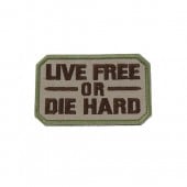 LIVE FREE OR DIE HARD　ワッペン　ベージュ|ミリタリー・ポリスその他|ミリタリー・ポリス用品