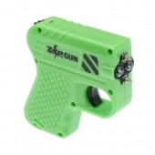 ZAP　ガン　95万ボルト　ライト付き　グリーン|スタンガン|護身用品