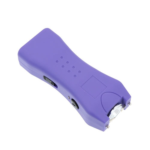 小型スタンガン パワフル 充電式 パープル