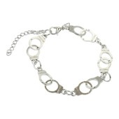 ハンドカフモチーフ ブレスレット