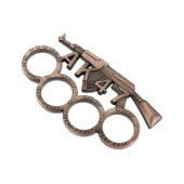 デザインナックル　AK47　ブロンズ